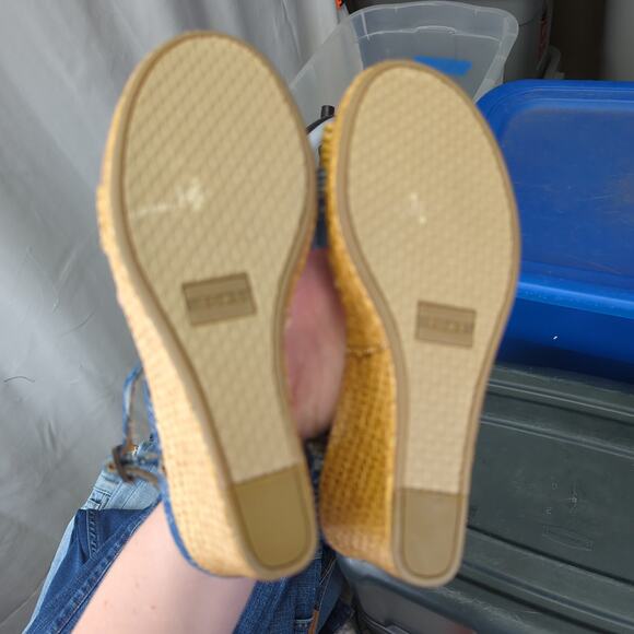 Toms Clarissa Wrapped Wedge Sandals 10007823 Espadrille Heel‎ Strap Women's 8.5 - Picture 7 of 8